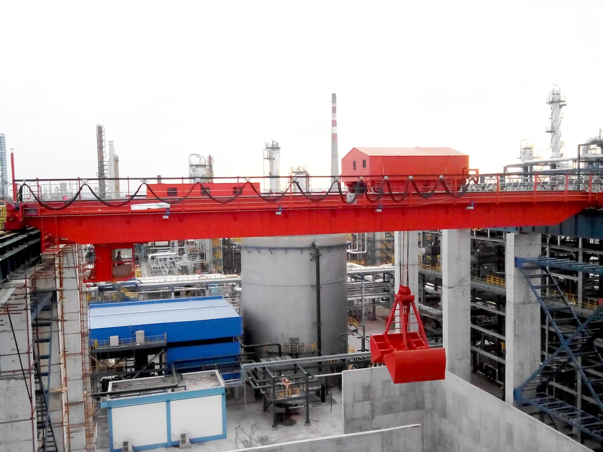 5噸、10噸QZ型雙梁抓斗橋式起重機(jī)（行車）技術(shù)參數(shù)