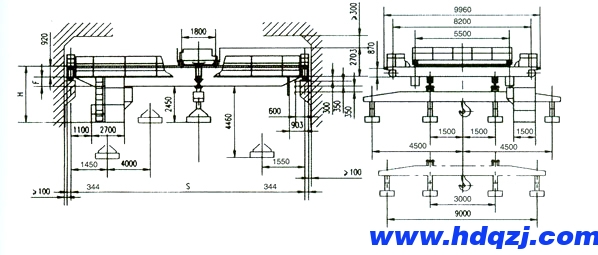 QL型10+10噸電磁掛梁起重機 QL型10+10噸電磁掛梁起重機