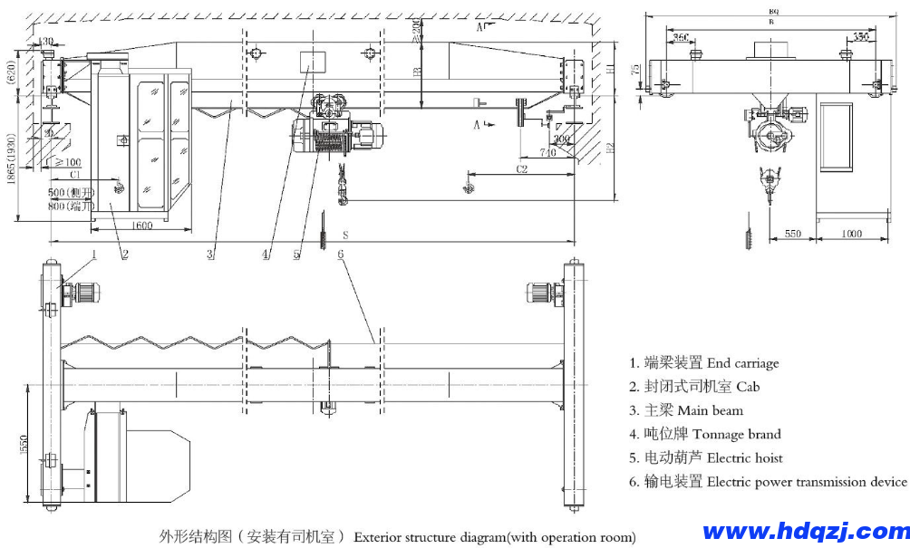 5噸單梁起重機(jī)(行車)參數(shù) 5噸單梁起重機(jī)(行車)參數(shù)