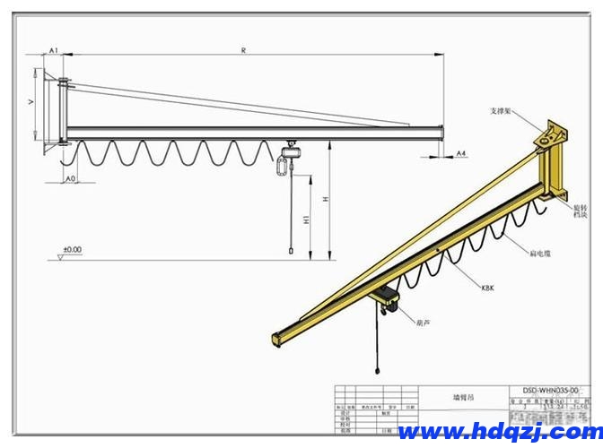 墻壁式懸臂起重機(jī) 墻壁式懸臂起重機(jī)